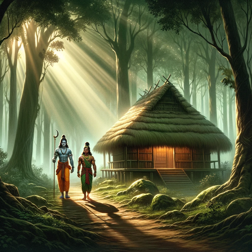Rama and Lakshmana Reach the Cottage